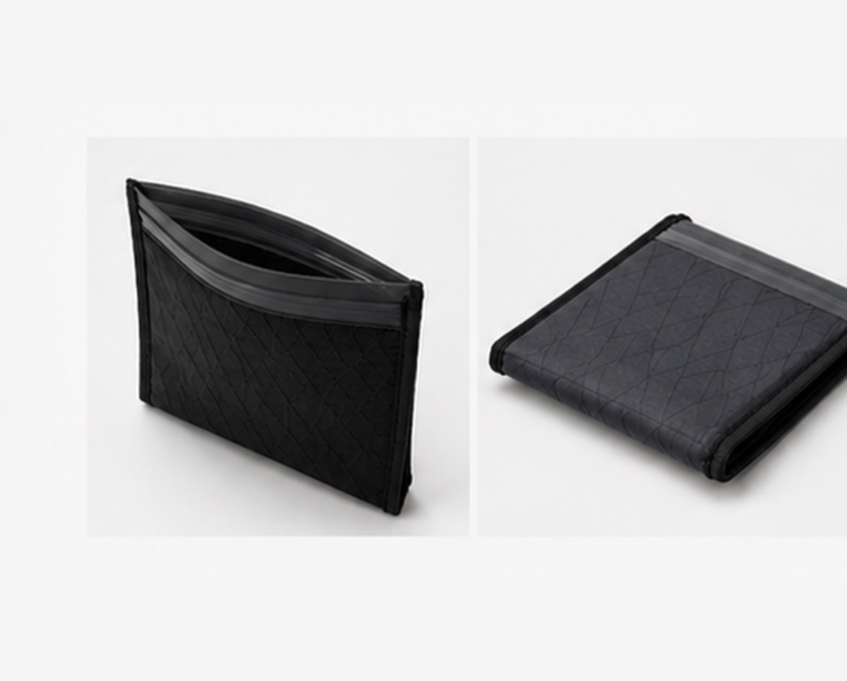 ZIPLIGHT wallet. 開閉